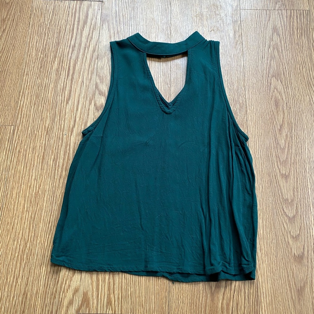 Open front tank top